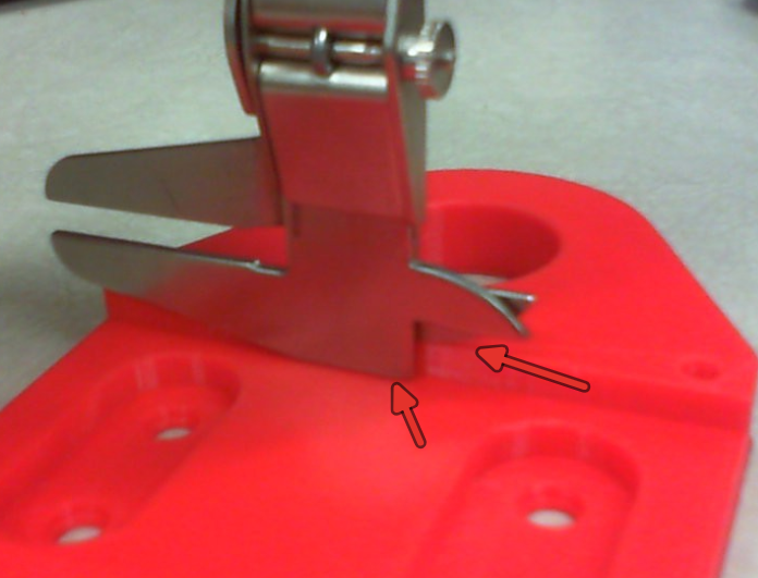 The step depth measurement is rarely used, but can come in handy when your depth probe can't reach a particular feature. In this image, you could use the depth probe no problem, but may end up with a more accurate reading with the step gauge.